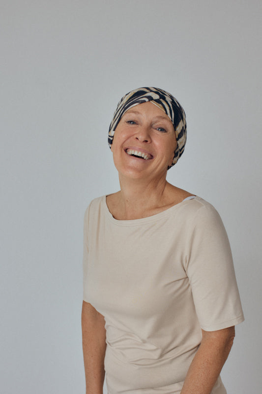 Lounge Cherie Schal zebra und Shirt Rosa elfenbein