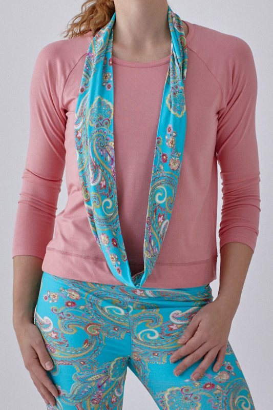 Nachhaltiges Raglanshirt aus Modalfaser in rose für Frauen von Lounge Cherie