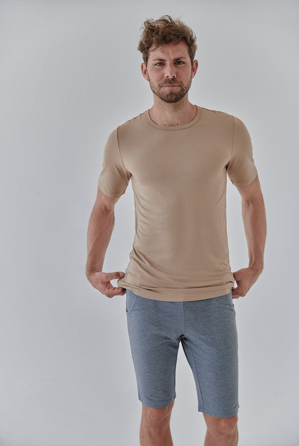 Nachhaltige Shorts aus modalfaser in grau für Männer von Lounge Cherie