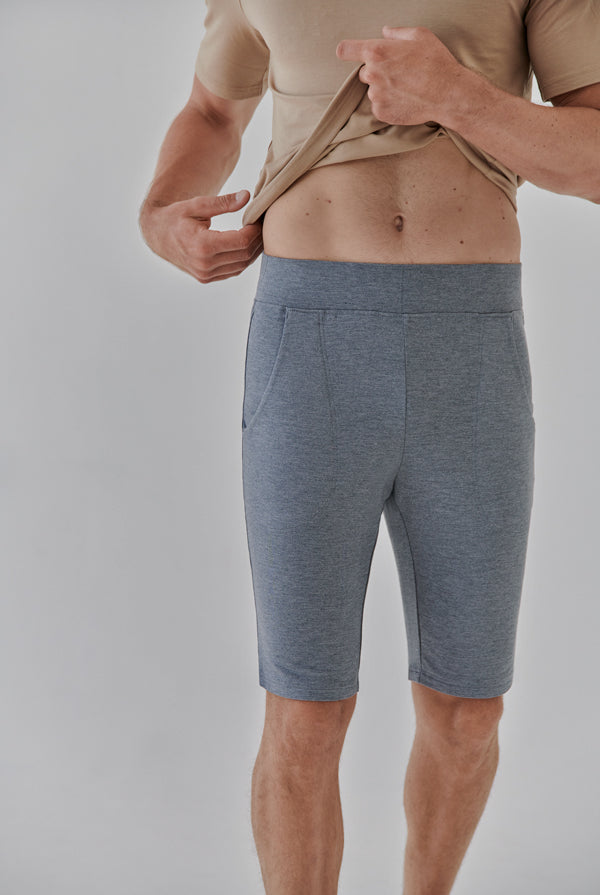 Nachhaltige Shorts aus modalfaser in grau für Männer von Lounge Cherie