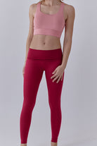 Wendetop Elie kirsch/rosa Yogahose Nanda uni kirsch Lounge Cherie