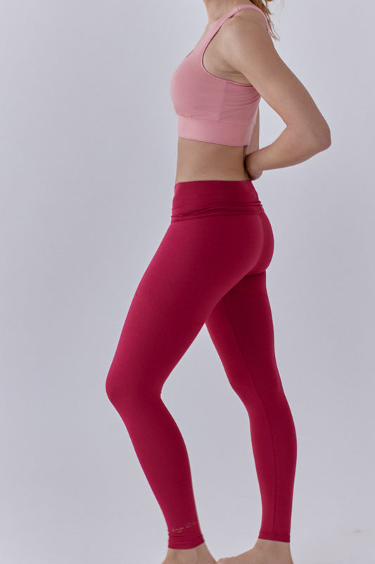 Wendetop Elie kirsch/rosa Yogahose Nanda uni kirsch Lounge Cherie