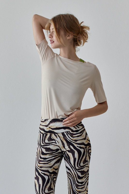Shirt Rosa elfenbein Hose Kiki zebra Lounge Cherie
